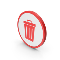 Icon Trash Red PNG & PSD Images