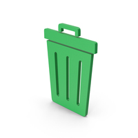Symbol Trash Green PNG & PSD Images