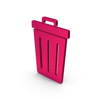 Symbol Trash Metallic PNG & PSD Images