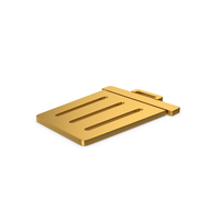 Gold Symbol Trash PNG & PSD Images