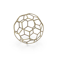 Soccer Ball Wire Gold PNG & PSD Images