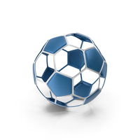 Blue Wire Soccer Ball PNG & PSD Images
