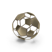 Soccerball Wire Gold PNG & PSD Images