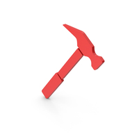 Symbol Hammer Red PNG & PSD Images