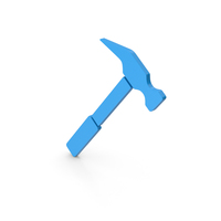 Symbol Hammer Blue PNG & PSD Images