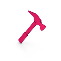 Symbol Hammer Metallic PNG & PSD Images