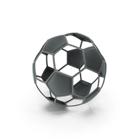 Black Wire Soccer Ball PNG & PSD Images