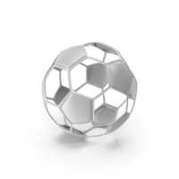 White Wire Soccer Ball PNG & PSD Images