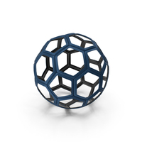 Blue Black Wire Soccer Ball PNG & PSD Images