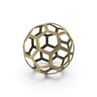 Soccerball Wire Gold PNG & PSD Images