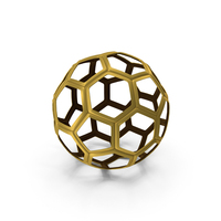 Golden Wire Soccer Ball PNG & PSD Images