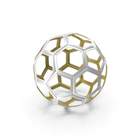 Soccerball Wire White Gold PNG & PSD Images