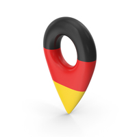 Germany Travel Pin Flag PNG & PSD Images