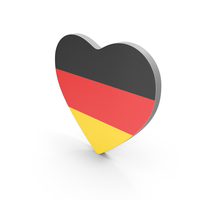 Germany Heart Flag PNG & PSD Images