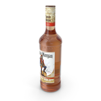 Alcohol Bottle Captain Morgan Original Spiced Gold 700ml PNG & PSD Images