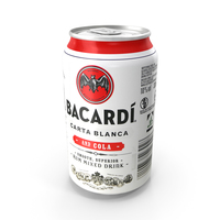 Bacardi Cola 330ml Can PNG & PSD Images