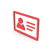 Symbol ID Card Red PNG & PSD Images