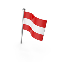 Austria Pin Flag PNG & PSD Images