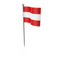 Austria Pin Flag PNG & PSD Images