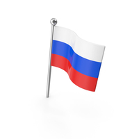 Russia Pin Flag PNG & PSD Images