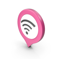 Location Sign Wifi Pink PNG & PSD Images
