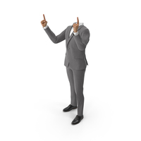Hands Thumbs Up Suit Grey PNG & PSD Images