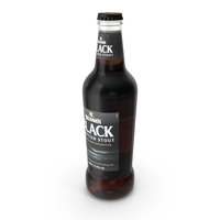 Beer Bottle Belhaven Black Scottish Stout 500ml PNG & PSD Images