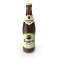 Beer Bottle Benediktiner Weissbier 500ml PNG & PSD Images