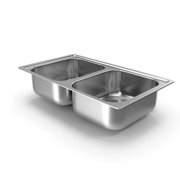 Double Bowl Integrated Kitchen Sink PNG & PSD Images