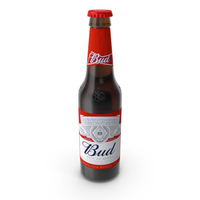 Beer Bottle Bud King of Beers Budweiser 330ml PNG & PSD Images