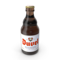 Beer Bottle Duvel Belgian Golden Ale 330ml PNG & PSD Images