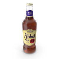 Beer Bottle Greene King Abbot Ale 500ml PNG & PSD Images