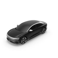 Electric Luxury Sedan Exterior Only PNG & PSD Images