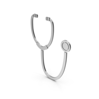 Symbol Stethoscope Silver PNG & PSD Images
