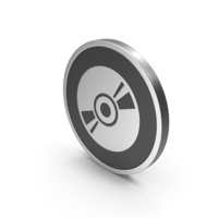 Silver Icon Disk PNG & PSD Images