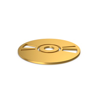 Gold Symbol Disk PNG & PSD Images