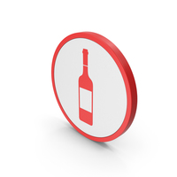 Icon Wine Bottle Red PNG & PSD Images