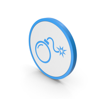 Icon Bomb Blue PNG & PSD Images