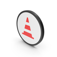 Icon Road Cone Red PNG & PSD Images