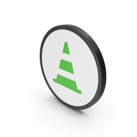 Icon Road Cone Green PNG & PSD Images