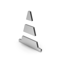 Symbol Road Cone Silver PNG & PSD Images