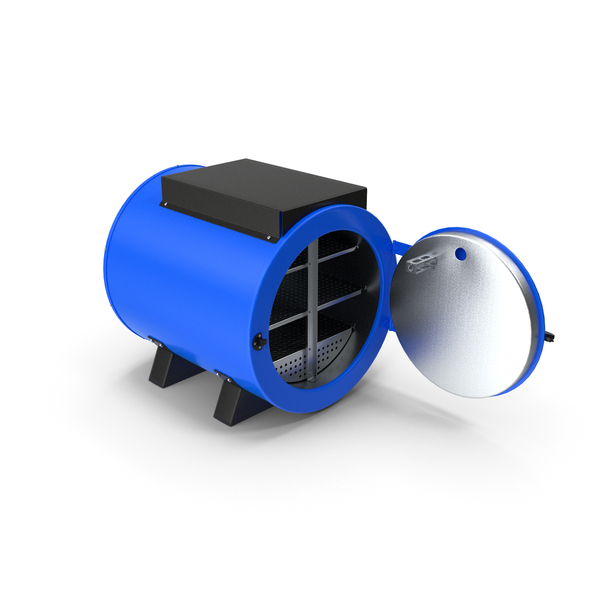 Electrode Oven Blue Opened PNG & PSD Images