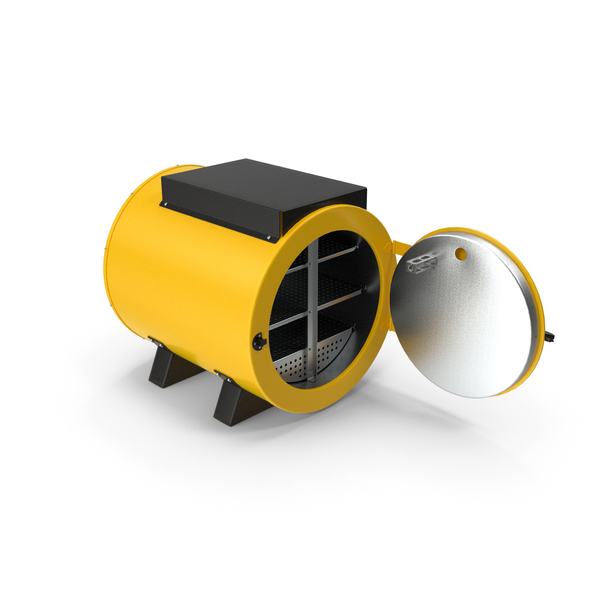 Electrode Oven Yellow Opened PNG & PSD Images
