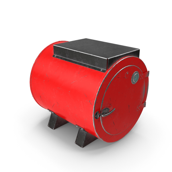 Electrode Oven Red Closed Used PNG & PSD Images