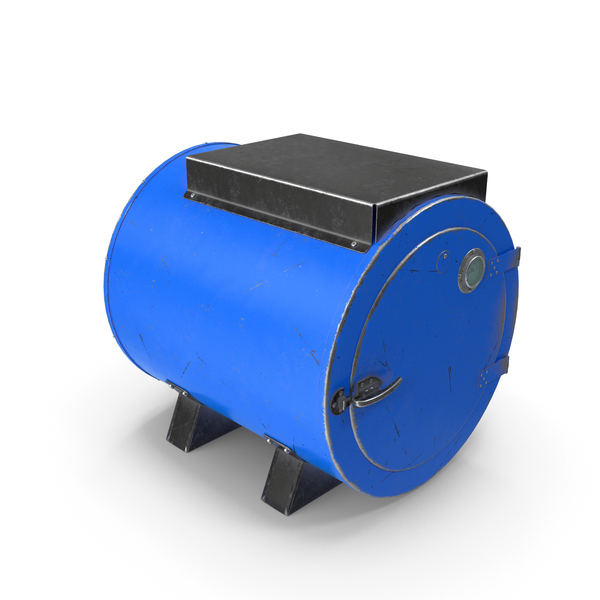 Electrode Oven Blue Closed Used PNG & PSD Images
