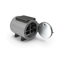 Electrode Oven Grey Opened Used PNG & PSD Images
