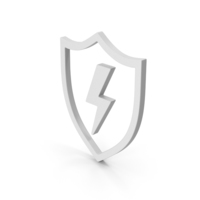 Symbol Shield And Lighting PNG & PSD Images