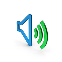 Symbol Sound Colored Metallic PNG & PSD Images