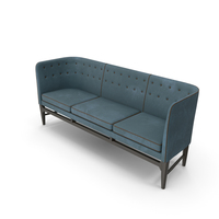 Light Blue Sofa PNG & PSD Images