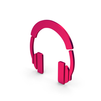 Symbol Headphones Metallic PNG & PSD Images
